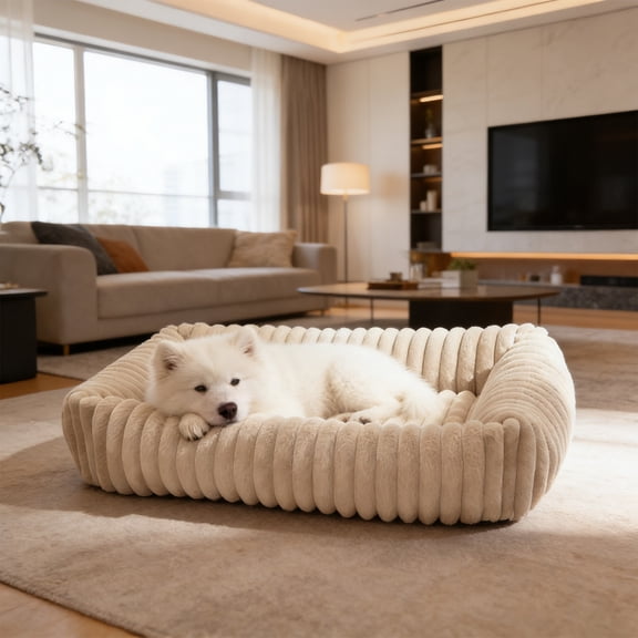 Heated Pet Bed for Dogs and Cats, Winter Warm Cozy Kennel Pad & Soft Crate Mat for Small Medium Large Pets, Indoor Use Washable