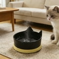 thumbnail image 1 of Heated Pet Water Bowl, Ceramic Dish with Chew-Resistant Cord, Constant Temperature Anti-Freeze for Dogs, Cats, Chickens Indoor/Outdoor, 1 of 5
