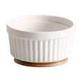 thumbnail image 1 of Heated Pet Water Bowl Heated Dog Bowl Cat Waterer Ceramic Heated Dish White, 1 of 6