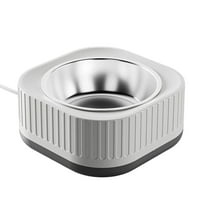 Heated Pet Water Bowl with Temperature Control, Weatherproof Heated Water Bowl for Dogs, Cats, Rabbits, and Birds, Maintains Liquid Water in Cold Weather