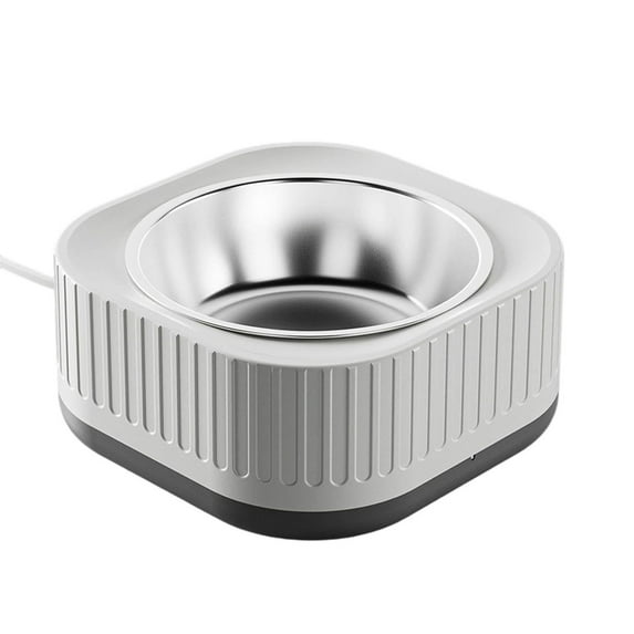 Heated Pet Water Bowl With Automatic Temperature Control, Thermal-Bowl Design For Cats And Dogs To Prevent Freezing In Outdoor Dog Houses And Patios