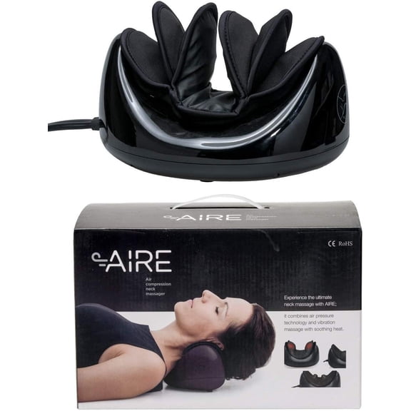 Heated Pneumatic Cervical Massage Device - Auto Inflating Neck Massager