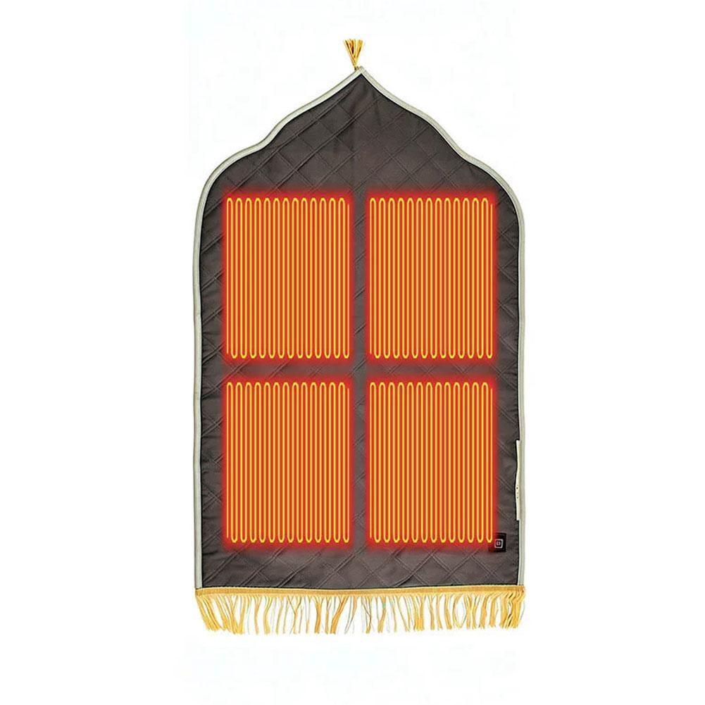 Prayer Rud Heated Prayer Mat, USB Electric Heated Prayer Rug 3 Temperature Modes ...
