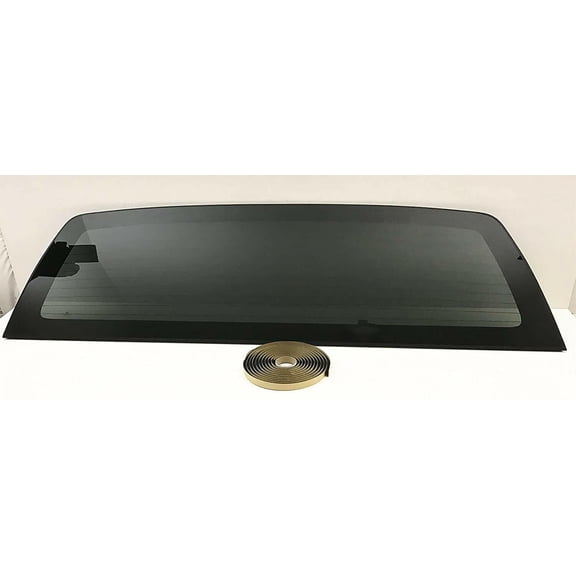 Heated Privacy Stationary Back Window Back Glass Compatible with Ford F150 Pickup 2004-2014 Models