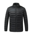 thumbnail image 1 of Heated Puffer Jacket for Men Women 21 Heating Zones Zipper Up Coat USB Heating Outerwear Solid Color Winter Warm Coats with Pockets, 1 of 5