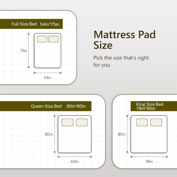 Heated Quilted Wave Mattress Pad,Twin Size,Soft Bed Warmer,10 Heat Settings,1-12 Hours Auto-Off,Fast Heating,ETL Certified,Machine Washable,Fit Up to 18" Deep Pocket,39"x75"