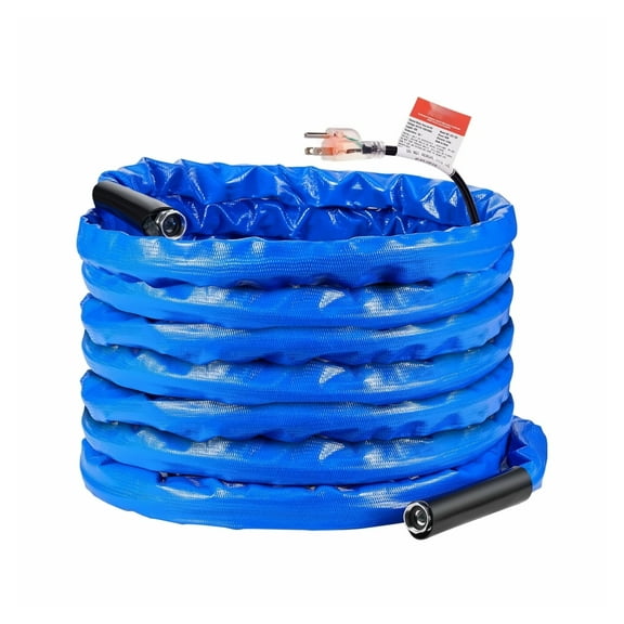 50ft Heated RV Water Hose -45F Antifreeze Hose, Drinking Water Safe, Winter Camping Hose for RV, Trailer, and Boat Freeze Protection, Low Energy Use