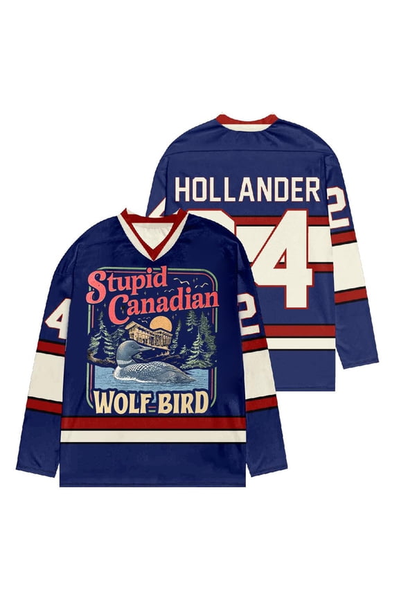 Heated Rivalry Hockey Jersey Shane Hollander & Ilya Rozanov Jersey Men/Women Unisex Long Sleeve Shirts for Fans