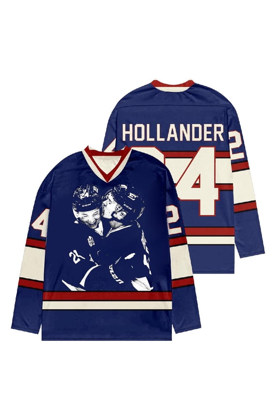 Heated Rivalry Hockey Jersey Shane Hollander & Ilya Rozanov Jersey Men/Women Unisex Long Sleeve Shirts for Fans