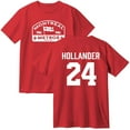 thumbnail image 1 of Heated Rivalry Hollander 24 Merch Cotton T-Shirt Women Men Crewneck Short Sleeve Tee, 1 of 2
