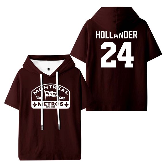 Heated Rivalry Hollander 24 Merch Hooded T-Shirts Casual Women Men Short Sleeve Tee Clothes