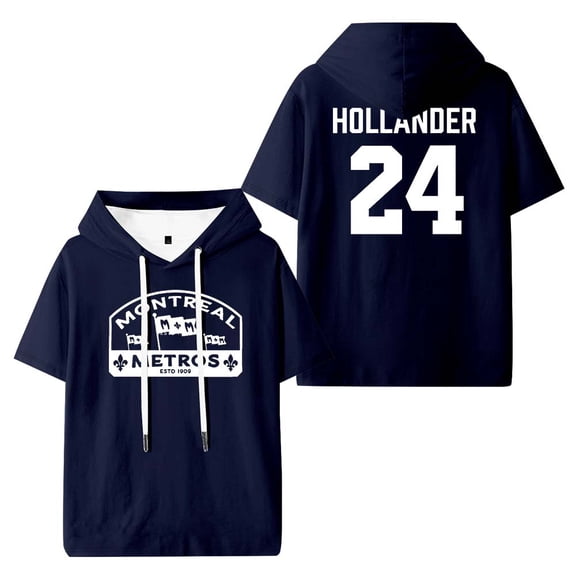 Heated Rivalry Hollander 24 Merch Hooded T-Shirts Casual Women Men Short Sleeve Tee Clothes