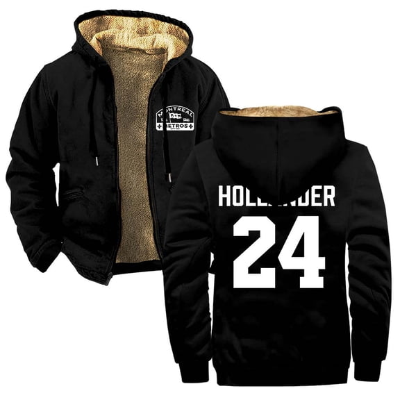 Heated Rivalry Hollander 24 Merch Zipper Hoodies Women Men Jacket Parkas Long Sleeve Streetwear Coat