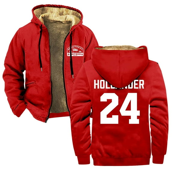 Heated Rivalry Hollander 24 Merch Zipper Hoodies Women Men Jacket Parkas Long Sleeve Streetwear Coat