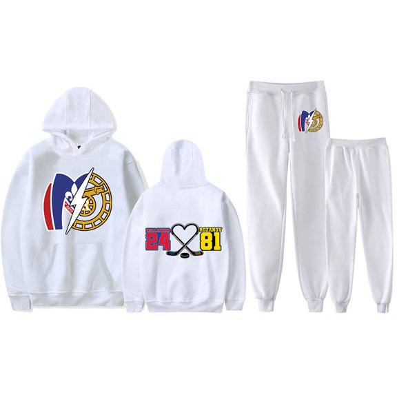 Heated Rivalry Hollander 24 Rozanov 81 CP Print Hoodie Jogger Set Unisex 2-Piece Casual Pullover Sweatshirt Pants  for TV Series Fans