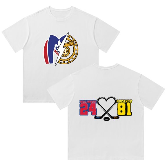 Heated Rivalry Hollander 24 Rozanov 81 CP Print Wash T-Shirt - Unisex Cotton O-Neck Short Sleeve Casual Streetwear Top for TV Series Fans