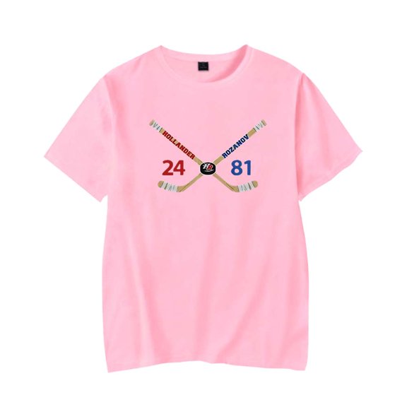 Heated Rivalry Hollander Rozanov Hockey T-Shirt Women Men Casual Crewneck Short Sleeve Tee