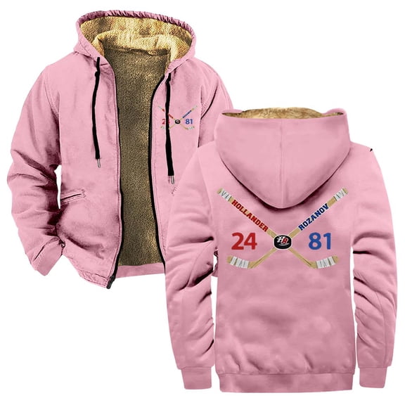 Heated Rivalry Hollander Rozanov Hockey Zipper Hoodies Women Men Jacket Parkas Long Sleeve Streetwear Coat