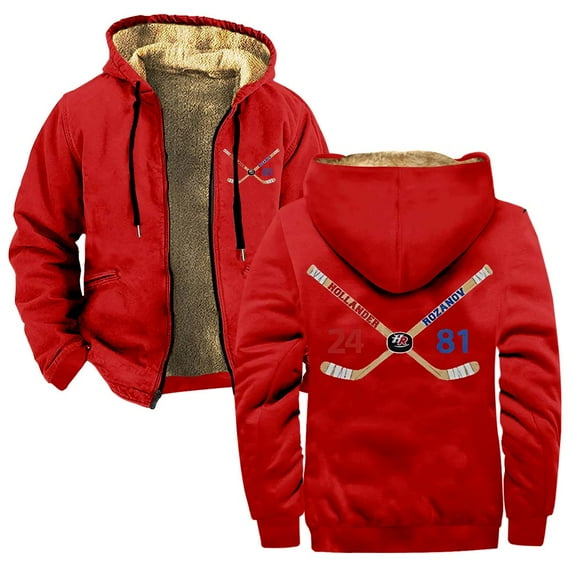 Heated Rivalry Hollander Rozanov Hockey Zipper Hoodies Women Men Jacket Parkas Long Sleeve Streetwear Coat