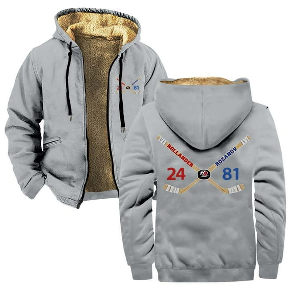 Heated Rivalry Hollander Rozanov Hockey Zipper Hoodies Women Men Jacket Parkas Long Sleeve Streetwear Coat