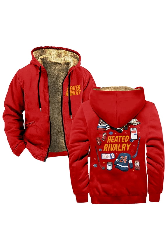 Heated Rivalry Hollander Rozanov Zipper Hoodies Women Men Jacket Parkas Long Sleeve Streetwear Coat