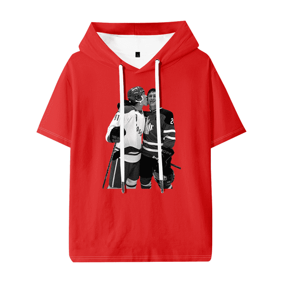 Heated Rivalry Hollanov Hooded T-shirt Hollander Rozanov Men Women Short Sleeve Tee Casual Trendy Tops