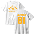 thumbnail image 1 of Heated Rivalry Ilya Rozanov 81 Boston Raiders Cotton Tee Women Men Short Sleeve Round Neck Casual Streetwear T-shirt, 1 of 2