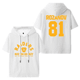 thumbnail image 1 of Heated Rivalry Ilya Rozanov 81 Boston Raiders Hooded T-shirt Unisex Short Sleeve Tee Casual Trendy Tops, 1 of 2