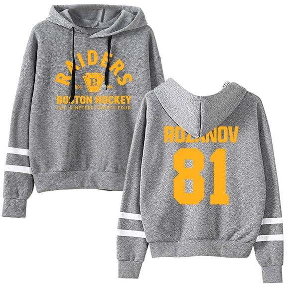Heated Rivalry Ilya Rozanov 81 Boston Raiders Pullover Hoodie Long Sleeve Pocketless Sweatshirt Unisex Fashion Clothes