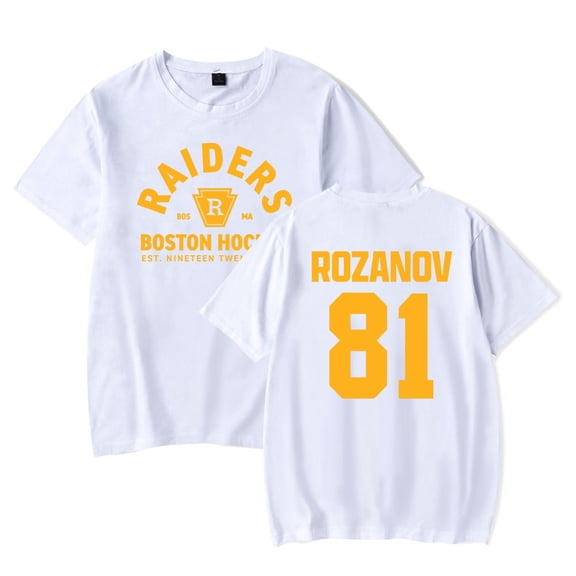 Heated Rivalry Ilya Rozanov 81 Boston Raiders T-shirt Unisex Crewneck Short Sleeve Casual Fashion Tee