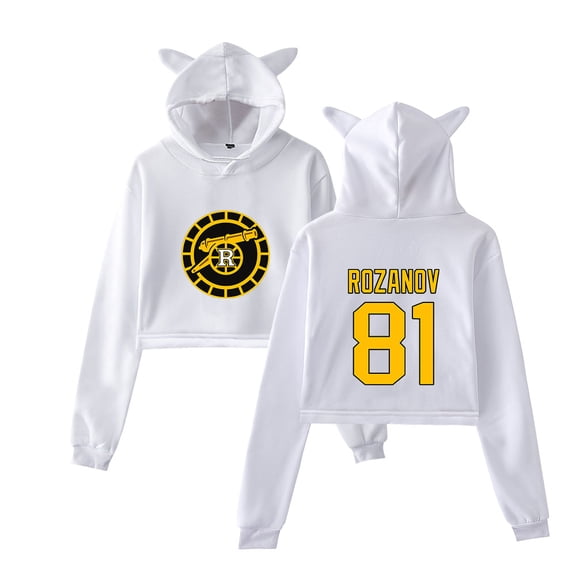 Heated Rivalry Ilya Rozanov 81 Hockey Hooded kawaii cat ear drawstring sweatshirt men/women fashion pullover