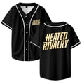 thumbnail image 1 of Heated Rivalry Logo Merch Baseball Jersey Shirt V-Neck Women Men Short Sleeve Streetwear Clothes, 1 of 2