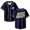 thumbnail image 1 of Heated Rivalry Logo Merch Baseball Jersey Shirt V-Neck Women Men Short Sleeve Streetwear Clothes, 1 of 2