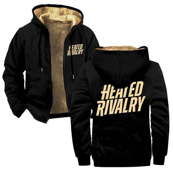 Heated Rivalry Logo Merch Zipper Hoodies Women Men Jacket Parkas Long Sleeve Streetwear Coat