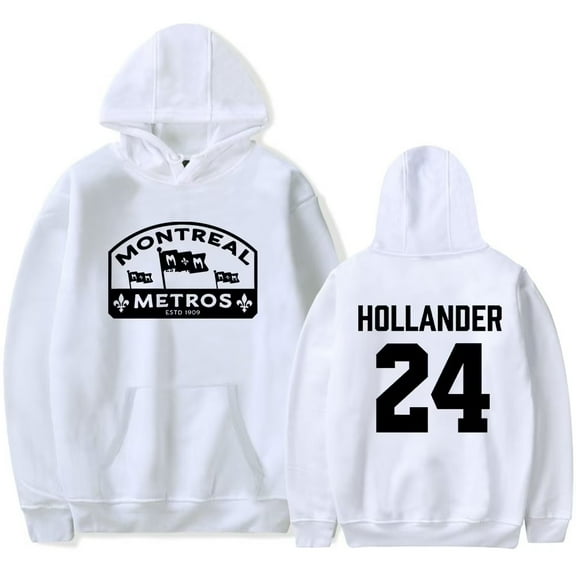 Heated Rivalry Merch Hollander 24 Print Hoodie – Unisex Long Sleeve Pullover Sweatshirt, Casual Streetwear Top TV Series Fans