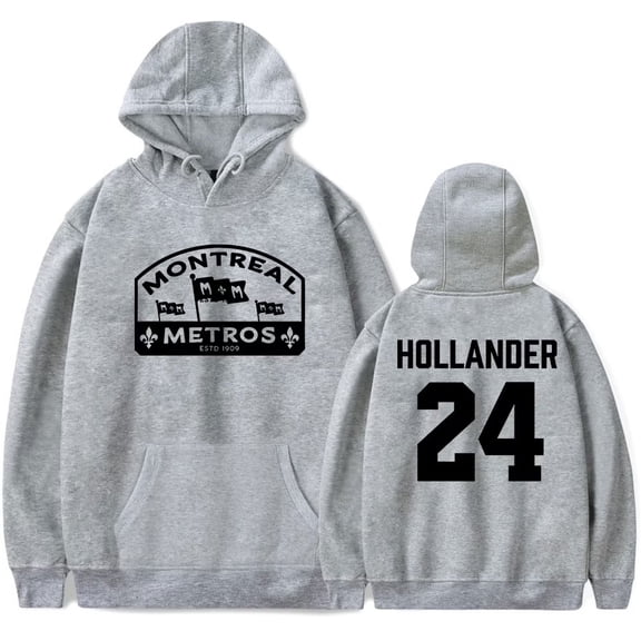Heated Rivalry Merch Hollander 24 Print Hoodie – Unisex Long Sleeve Pullover Sweatshirt, Casual Streetwear Top TV Series Fans
