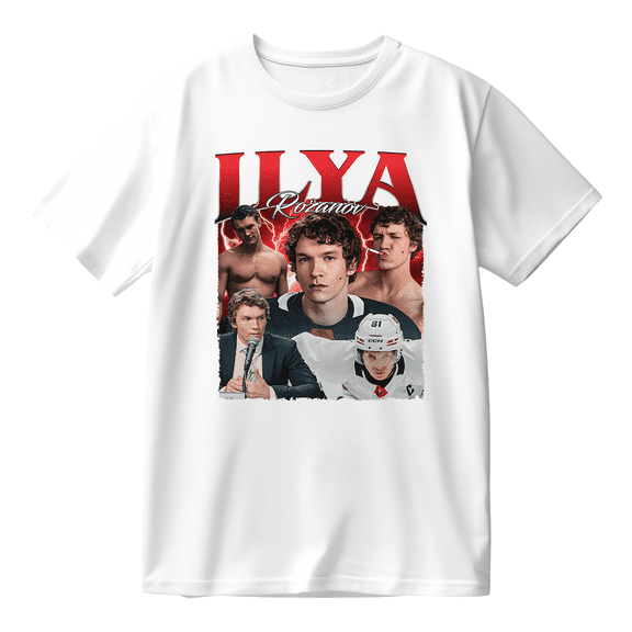 Heated Rivalry Merch Ilya Rozanov Cotton Tee Women Men Short Sleeve Round Neck Casual Streetwear T-shirt