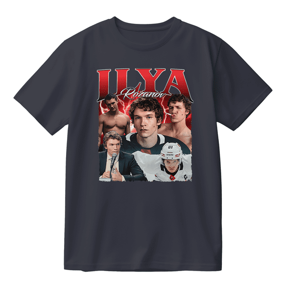 Heated Rivalry Merch Ilya Rozanov Cotton Tee Women Men Short Sleeve Round Neck Casual Streetwear T-shirt