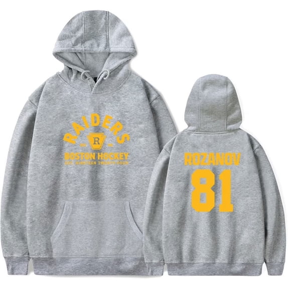 Heated Rivalry Merch Rozanov 81 Print Hoodie – Unisex Long Sleeve Pullover Sweatshirt, Casual Streetwear Top TV Series Fans