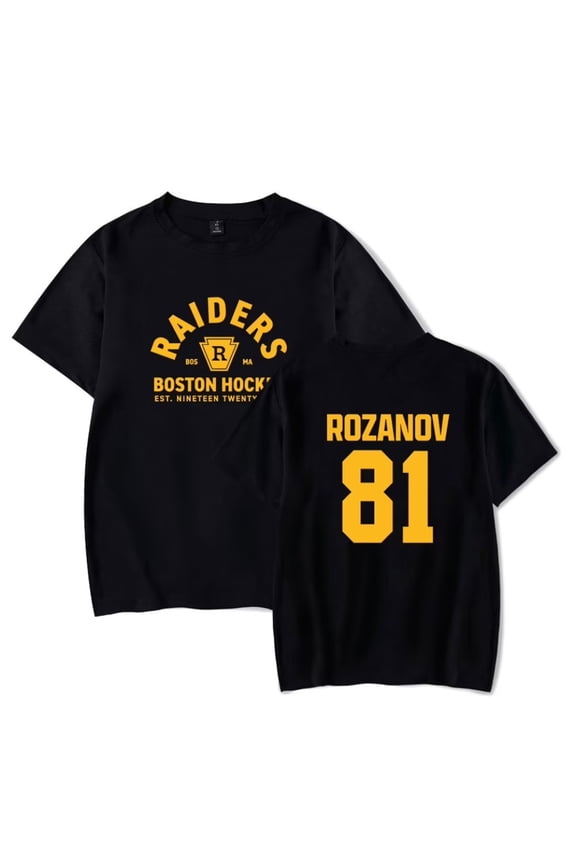 Heated Rivalry Merch Rozanov 81 Print T-Shirt – Unisex O-Neck Short Sleeve Fashion Tee, Casual Streetwear Top for TV Series Fans