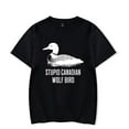 thumbnail image 1 of Heated Rivalry Merch Stupid Wolf Bird Character T-Shirt Short Sleeve Graphic Unisex Shirt Clothing For Summer, 1 of 2