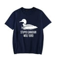 thumbnail image 1 of Heated Rivalry Merch Stupid Wolf Bird Character T-Shirt Short Sleeve Graphic Unisex Shirt Clothing For Summer, 1 of 2