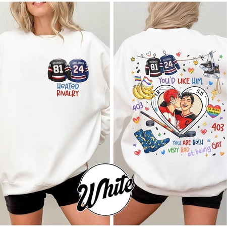 Heated Rivalry Merch Unisex Hoodie Long Sleeve Unisex Pullover Clothing Oversized Outdoor Kids Sweatshirt