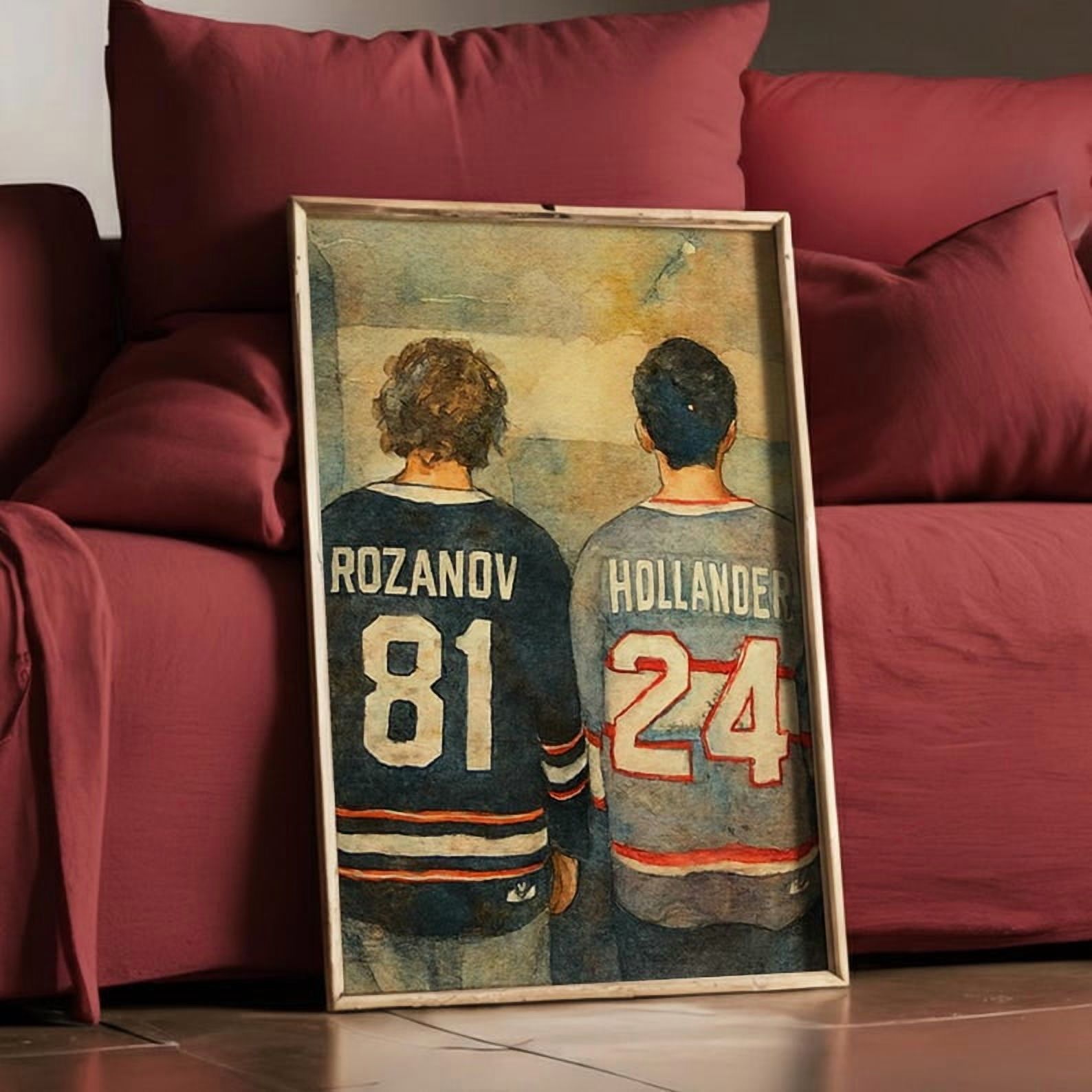 Heated Rivalry Movie Poster, Shane Hollander x Ilya Rozanov Poster ...