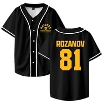 Heated Rivalry Rozanov 81 Merch Baseball Jersey Shirt V-Neck Women Men Short Sleeve Streetwear Clothes