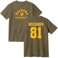 thumbnail image 1 of Heated Rivalry Rozanov 81 Merch Cotton T-Shirt Women Men Crewneck Short Sleeve Tee, 1 of 2