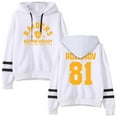 thumbnail image 1 of Heated Rivalry Rozanov 81 Merch Hoodie Pocketless Parallel Bars Sleeve Unisex Casual Sweatshirts, 1 of 2