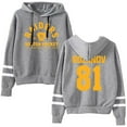 thumbnail image 1 of Heated Rivalry Rozanov 81 Merch Hoodie Pocketless Parallel Bars Sleeve Unisex Casual Sweatshirts, 1 of 2