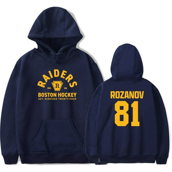 Heated Rivalry Merch Rozanov 81 Print Hoodie - Sin Bolsillos Unisex Manga Larga Moda Casual Jersey Deporte Ropa de Calle Top para Mujer y Hombre, Verde militar., XL