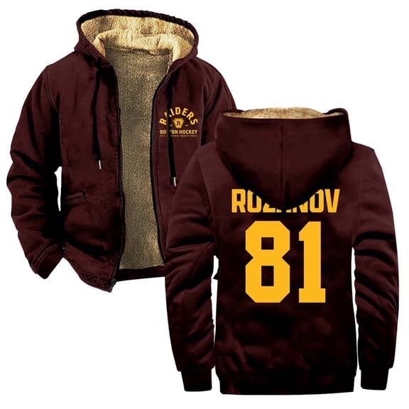 Heated Rivalry Rozanov 81 Merch Zipper Hoodies Women Men Jacket Parkas Long Sleeve Streetwear Coat